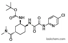 tert-Butyl [(1R,2S,5S)-2- [[2-[(5-chloropyridin- 2-yl)amino]-2-oxoacetyl] amino]-5-(dimethylaminocarbonyl) cyclohexyl] carbamate(480452-36-6)