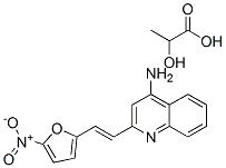2-Amino-4-(2-(5-nitro-2-furyl)vinyl)quinoline lactate   858-15-1