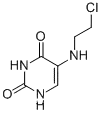 2,4(1H,3H)-Pyrimidinedione,5-[(2-chloroethyl)amino]-   65-68-9