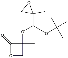 3-methyl-3-[(2-methyloxiran-2-yl)-tert-butoxy-methoxy]oxetan-2-one   67872-66-6