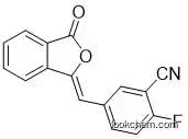 2-Fluoro-5-[(3-oxo-1(3H)-isobenzofuranylidene)methyl]-benzonitrile(763114-25-6)