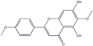 5,7-dihydroxy-6-methoxy-2-(4-methoxyphenyl)-4-benzopyroneCAS NO.: 520-12-7