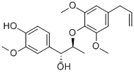 (aR)-alpha-[(1S)-1-[2,6-Dimethoxy-4-(2-propen-1-yl)phenoxy]ethyl]-4-hydroxy-3-methoxybenzenemethanolCAS NO.: 171485-39-5