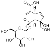 (1S,2S,6S,9R)-9-hydroxy-9-(hydroxymethyl)-2-[(2S,3R,4S,5R,6R)-3,4,5-trihydroxy-6-(hydroxymethyl)oxan-2-yl]oxy-3-oxabicyclo[4.3.0]nona-4,7-diene-5-carboxylic acidCAS NO.: 5945-50-6