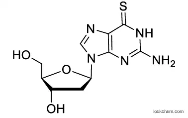2-amino-9-((2R,4S,5R)-4-hydroxy-5-(hydroxymethyl)tetrahydrofuran-2-yl)-1H-purine-6(9H)-thione