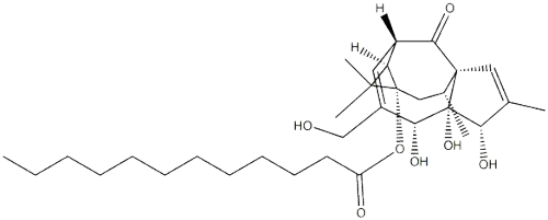Dodecanoic acid ingenol esterCAS NO.: 54706-70-6