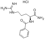 Benzamide,N-[1-(aminocarbonyl)-4-[(aminoiminomethyl)amino]butyl]-, monohydrochloride,(S)- (9CI)   4299-03-0