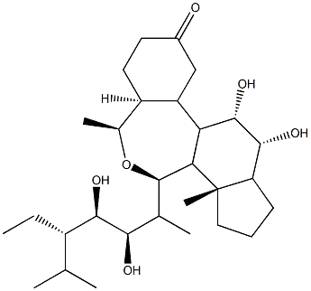 28-homobrassinolide/(22R,23R)-2A,3A,22,23-TETRAHYDROXY-24-ETHYL-BETA-HOMO-7-OXA-5A-CHOLESTAN-6-ONE/CAS82373-95-3