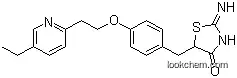 5 - {4 - [2 - (5-ethyl-2-pyridyl) ethoxy] benzyl} - 2-imino-4-thiazolidinone