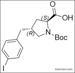 (2S,4R)-1-(tert-butoxycarbonyl)-4-(4-iodobenzyl)pyrrolidine-2-carboxylic acid