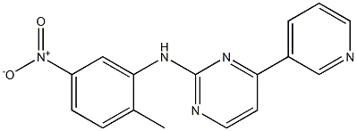 n - (2-methyl-5-nitrophenyl) - 4 - (pyridin-3-yl) pyrimidin-2-amine