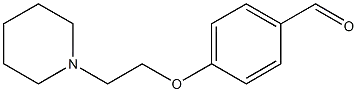 4-[2-(1-Piperidinyl)ethoxy]benzaldehyde CAS NO.: 26815-04-3