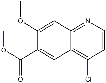Methyl 4-chloro-7-Methoxyquinoline-6-carboxylateCAS NO.: 205448-66-4