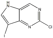 2-Chloro-7-iodo-5H-pyrrolo[3,2-d]pyrimidineCAS NO.: 1152475-50-7