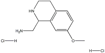 (7-METHOXY-1,2,3,4-TETRAHYDROISOQUINOLIN-1-YL)METHANAMINE 2HCL CAS NO.: 1552-26-7