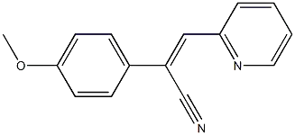 Benzeneacetonitrile,4-methoxy-a-(2-pyridinylmethylen