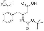Boc- (S)-3-amino-4-(2-trifluoromethylphenyl) butyric acid