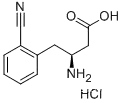 (S)-3-amino-4-(2-cyanophenyl) butyric acid hydrochloride