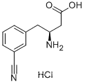 (S)-3-amino-4-(3-cyanophenyl) butyric acid hydrochloride