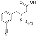 (R)-3-amino-4-(3-cyanophenyl) butyric acid hydrochloride