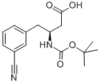 Boc- (S)-3-amino-4-(3-cyanophenyl) butyric acid
