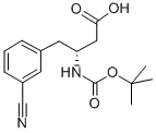 Boc- (R)-3-amino-4-(3-cyanophenyl) butyric acid