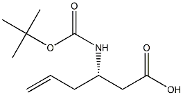 Boc- (S)-3-amino-5-pentenoic acid