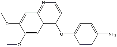 BenzenaMine, 4-[(6,7-diMethoxy-4-quinolinyl)oxy]-CAS NO.: 190728-25-7