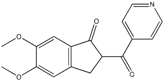 2-isonicotinoyl-5,6-diMethoxy-2,3-dihydro-1H-inden-1-one CAS NO.: 923571-15-7