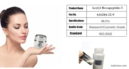 Manufacturer Hot selling acetyl hexapeptide 3 argirelin acetate CAS 616204-22-9