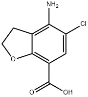4-AMino-5-chloro-2,3-dihydro-7-benzofurancarboxylic acid