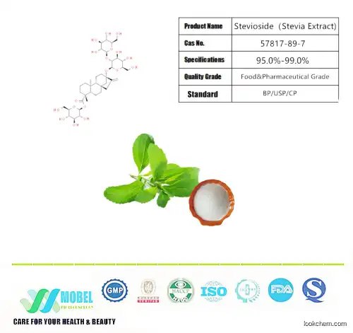 Organic Stevia Dry Leaves Sugar Stevioside  57817-89-7 Powder Glycoside Stevia extract  for Baked food Beverage