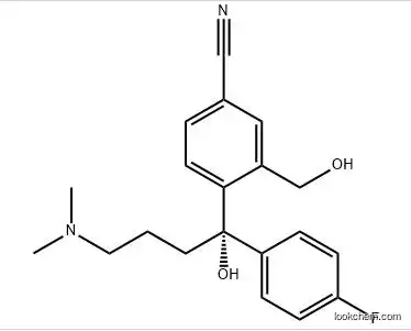 (-)-4-[4-(Dimethylamino)-1-(4-fluorophenyl)-1-hydroxybutyl]-3-(hydroxymethyl)benzonitrile
