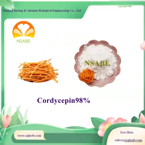 Factory Price Cordyceps Militaris Extract Powder Cordycepin 1% 21% 98%(73-03-0)
