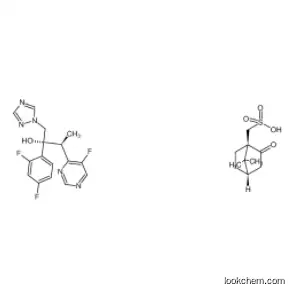 (2R,3S)-2-(2,4-difluorophenyl)-3-(5-fluoropyrimidin-4-yl)-1-(1H-1,2,4-triazol-1-yl)butan-2-ol L(-)-camphorsulfonate