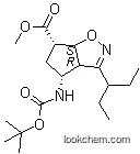 (3aR,4R,6S,6aS)-4-[[(1,1-Dimethylethoxy)carbonyl]amino]-3-(1-ethylpropyl)-3a,5,6,6a-tetrahydro-4H-cyclopent[d]isoxazole-6-carboxylic acid methyl ester