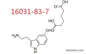 16031-83-7 GMP Factory Serotonin adipate [ 3-(2-aminoethy)1h-indol-5-ol hexanedioic acid ] exporter