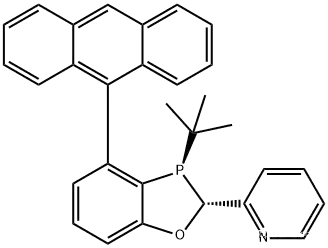 2-((2R,3R)-4-(anthracen-9-yl)-3-(tert-butyl)-2,3-dihydrobenzo[d][1,3]oxaphosphol-2-yl)pyridine(1542796-14-4)