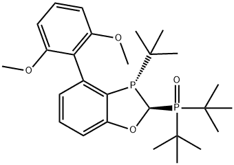 di-tert-butyl((2S,3S)-3-(tert-butyl)-4-(2,6-dimethoxyphenyl)-2,3-dihydrobenzo[d][1,3]oxaphosphol-2-yl)phosphine oxide