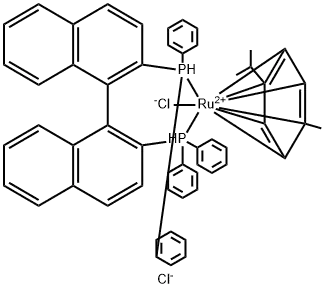 (R)-(+)-2,2'-BIS(DIPHENYLPHOSPHINO)-1,1'-BINAPHTHALENECHLORO(P-CYMENE)RUTHENIUM CHLORIDE 130004-33-0