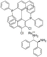 Dichloro[(R)-(+)-2,2'-bis(diphenylphosphino)-1,1'-binaphthyl][(1S,2S)-(-)-1,2-diphenylethylenediamine]ruthenium(II) 329736-05-2
