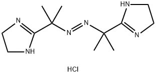 1,2-Bis(2-(4,5-dihydro-1H-imidazol-2-yl)propan-2-yl)diazene Dihydrochloride 27776-21-2 C12H23ClN6