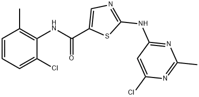 2-((6-Chloro-2-methylpyrimidin-4-yl)amino)-N-(2-chloro-6-methylphenyl)thiazole-5-carboxamide 302964-08-5