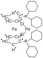 1,1μ-Bis(di-cyclohexylphosphino)ferrocene palladium dichloride