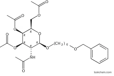 β-D-Galactopyranoside, 6-(phenylmethoxy)hexyl 2-(acetylamino)-2-deoxy-, 3,4,6-triacetate