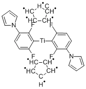 BIS(2,6-DIFLUORO-3-(1-HYDROPYRROL-1-YL)PHENYL)TITANOCENE CAS NO.: 125051-32-3