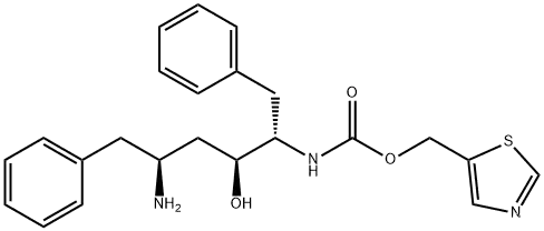 (2S,3S,5S)-5-Amino-2-(N-((5-thiazolyl)-methoxycarbonyl)amino)-1,6-diphenyl-3-hydroxyhexane