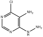 4-chloro-6-hydrazino-pyrimidin-5-ylamine