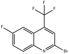2-bromo-6-fluoro-4-(trifluoromethyl)quinoline
