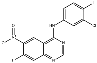 4-Quinazolinamine,N-(3-chloro-4-fluorophenyl)-7-fluoro-6-nitro